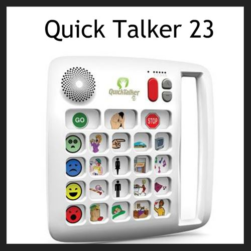 vocalizador Ablenet Quicktalker FT 23generador de voz de comunicacion aumentativa y alternativa tipo gotalk