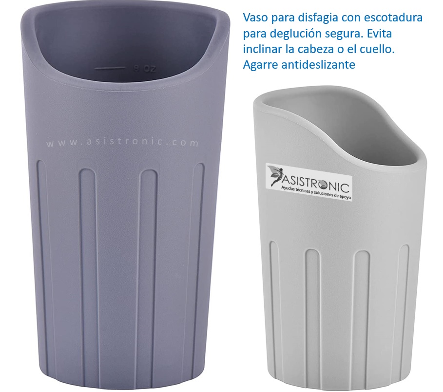 Vaso con escotadura vaso especial para disfagia vasos para ancianos con disfagia vasos para enfermos con disfagia Colombia AS2905