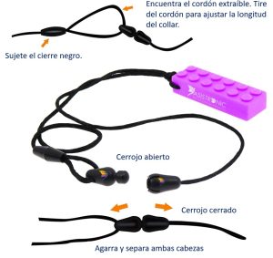 Multicollar Mordedor Sensorial Masticables – Paquete de 6 piezas