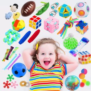 Kit 50 juguetes y materiales de estimulación sensorial para Autismo y TDAH  – Asistronic