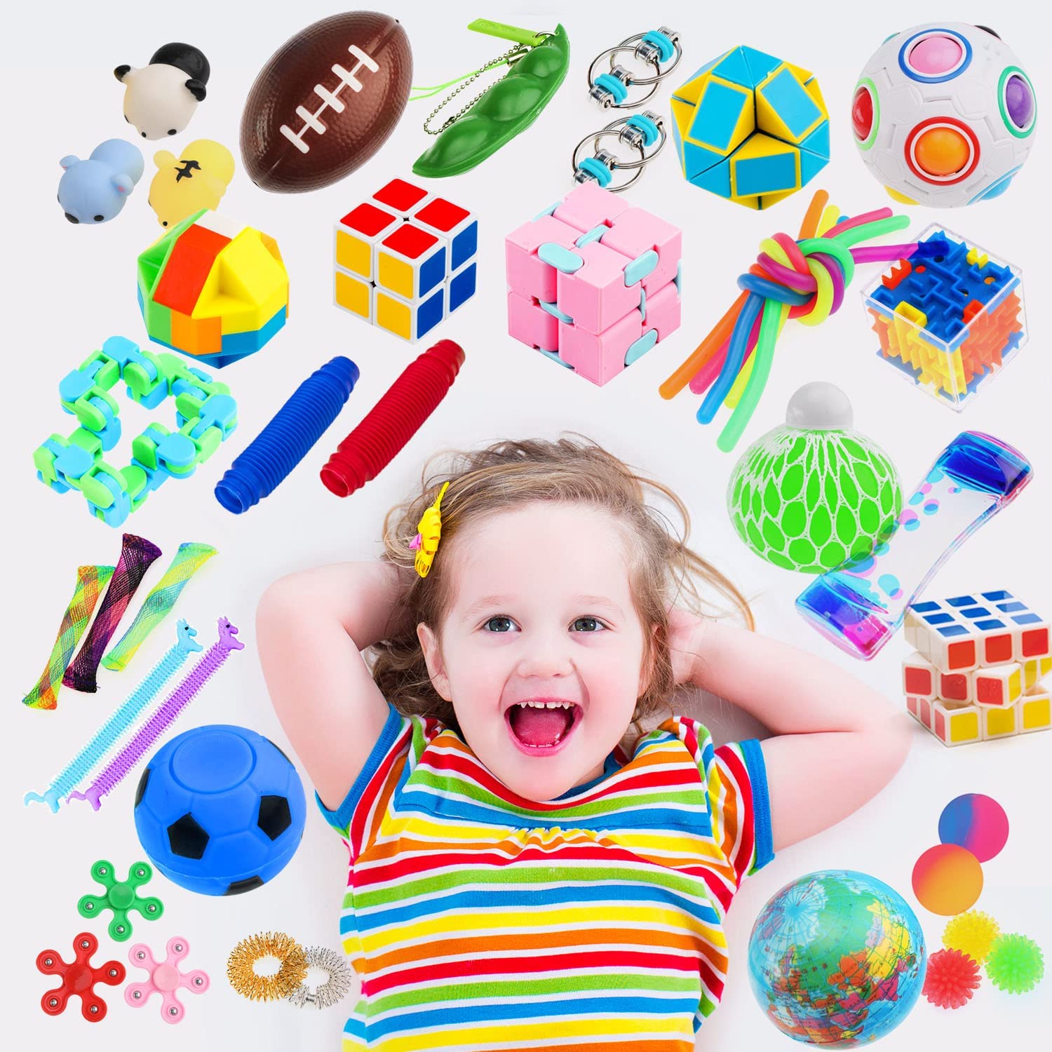 Kit 38 juguetes de estimulación sensorial para Autismo y TDAH – Asistronic