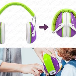 Orejeras aislantes de ruido para autismo para niños. Diseño Purple –  Asistronic