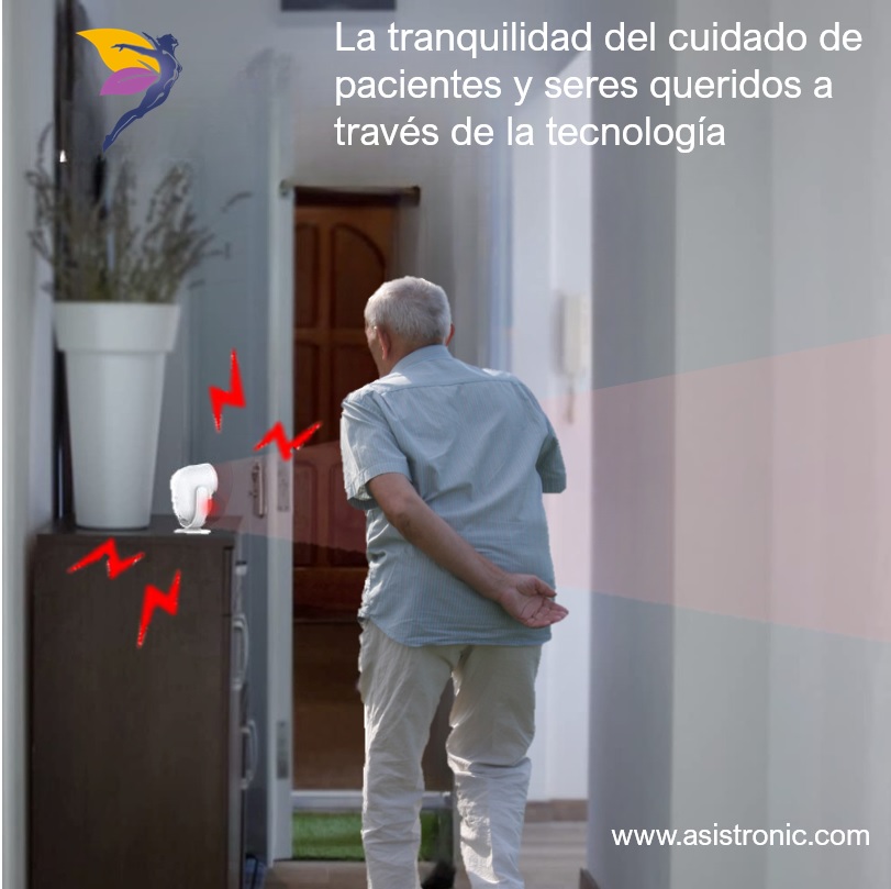 Barrera Infraroja para pacientes errantes alarma de seguridad para tercera edad y Alzheimer