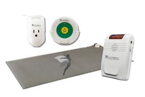 Alarma con sensor de movimiento para interiores, alarma de cama de puerta y  alerta de prevención de caídas para ancianos, niños/cuidadores, alarma con