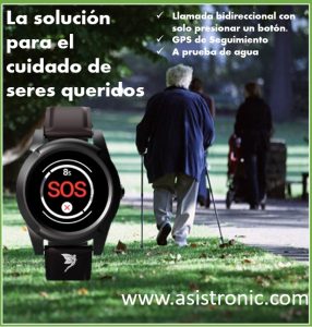 Localizador De Reloj Gps Para Ancianos Con Alzheimer – Asistronic