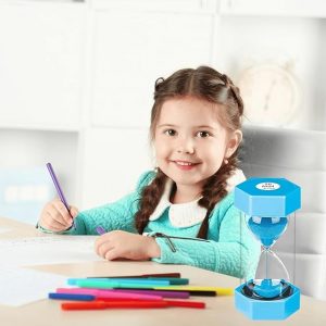 Reloj temporizador didactico de arena de plastico pequeno Asistronic