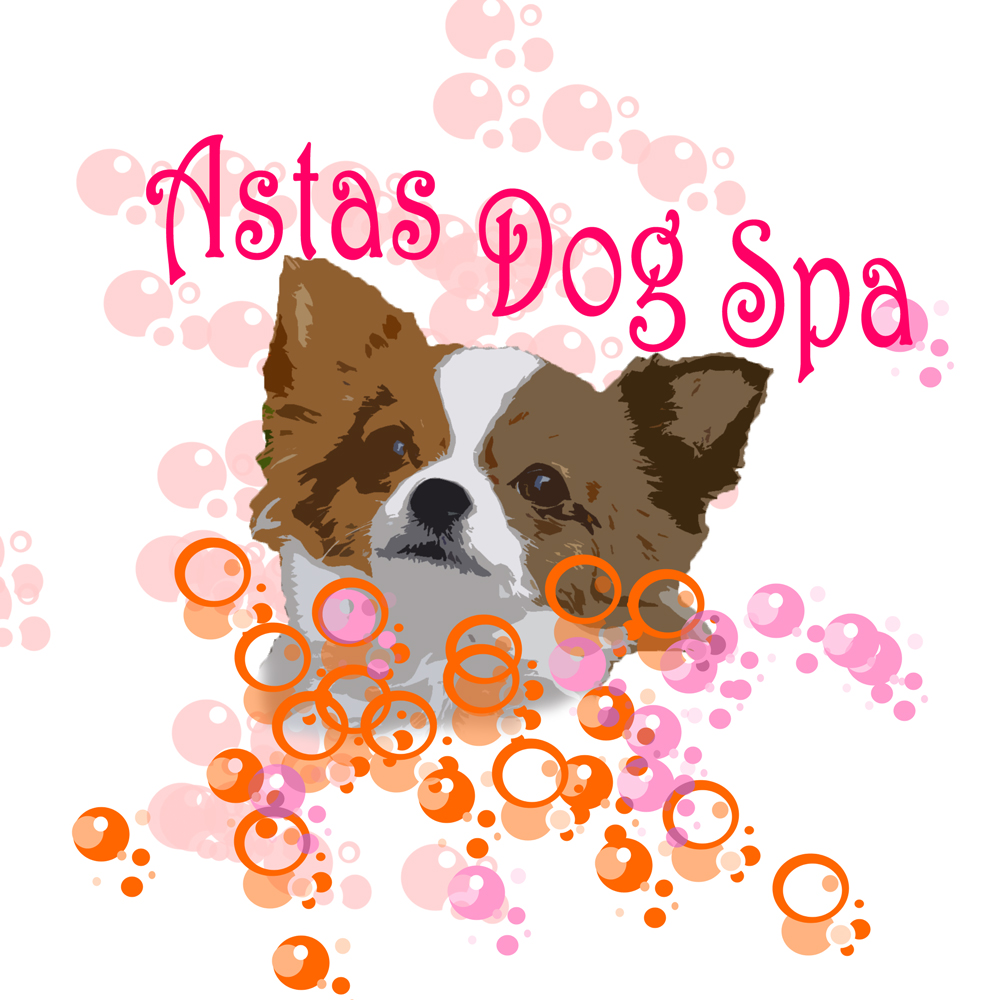 Astas Dog Spa första logon