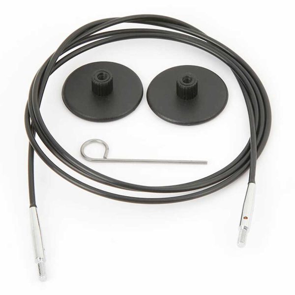 KnitPro Kabel 150 cm zwart