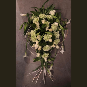 rouwwerk baardegem aalst atelier interieur bloemen bloemstuk