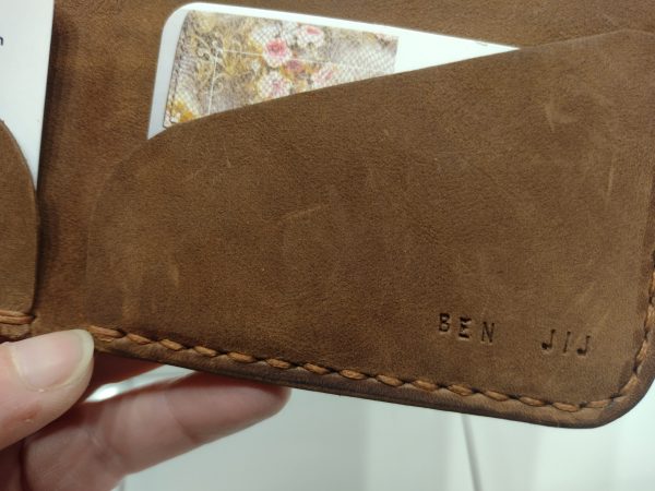 gepersonaliseerde lederen portefeuille de liefste