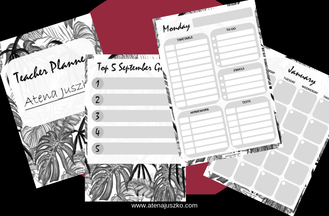 Teacher planner Juszko Atena
