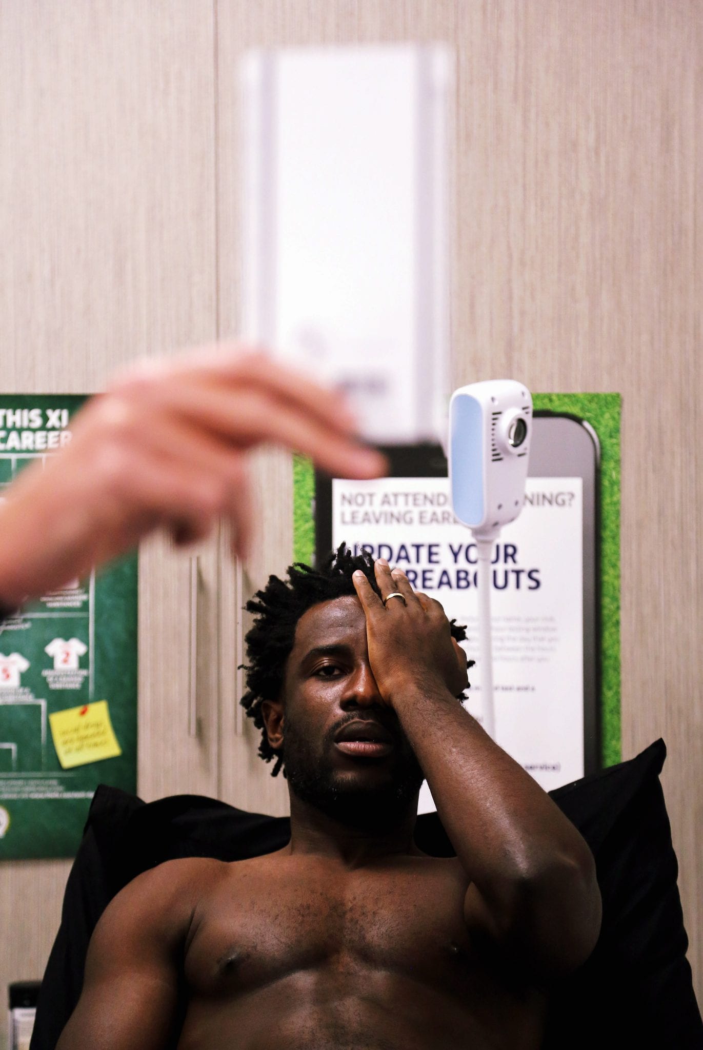 Behind the scenes, Wilfried Bony signs contract with Swansea City FC, 31 August 2017