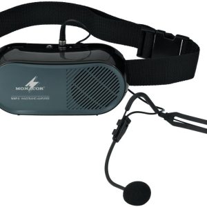 Bärbar röstförstärkare med headset - Monacor WAP-5