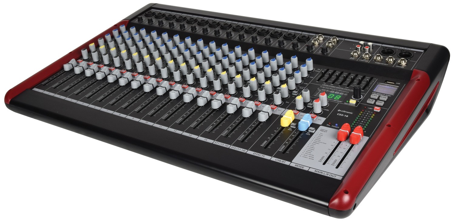 PA-mixer - Citronic CSX-18 Live Mixer - audiofly.se