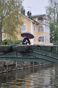 Walking in the rain