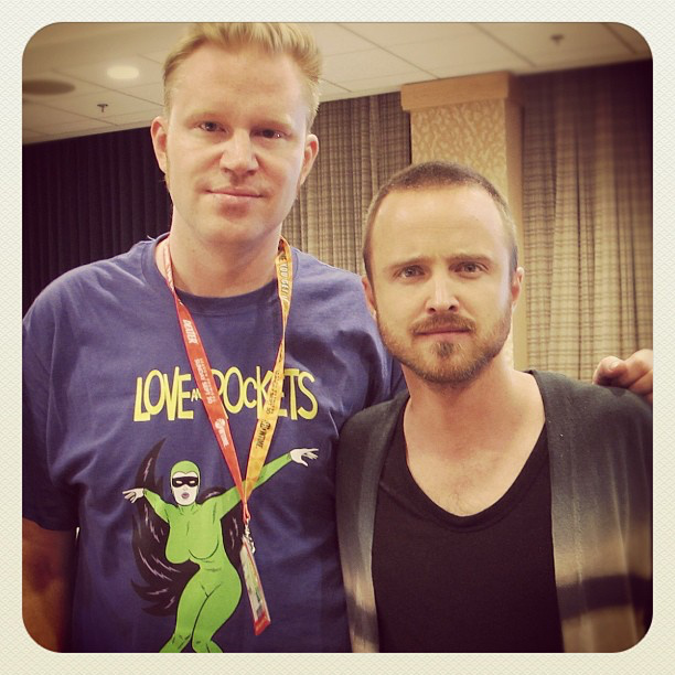 photo chilling with Aaron Paul #1