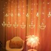 Curtain Hanging Diya Lights (Multicolored & Warm White) - Image 2
