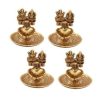 Laxmi Ganesh  metal diya - Image 2
