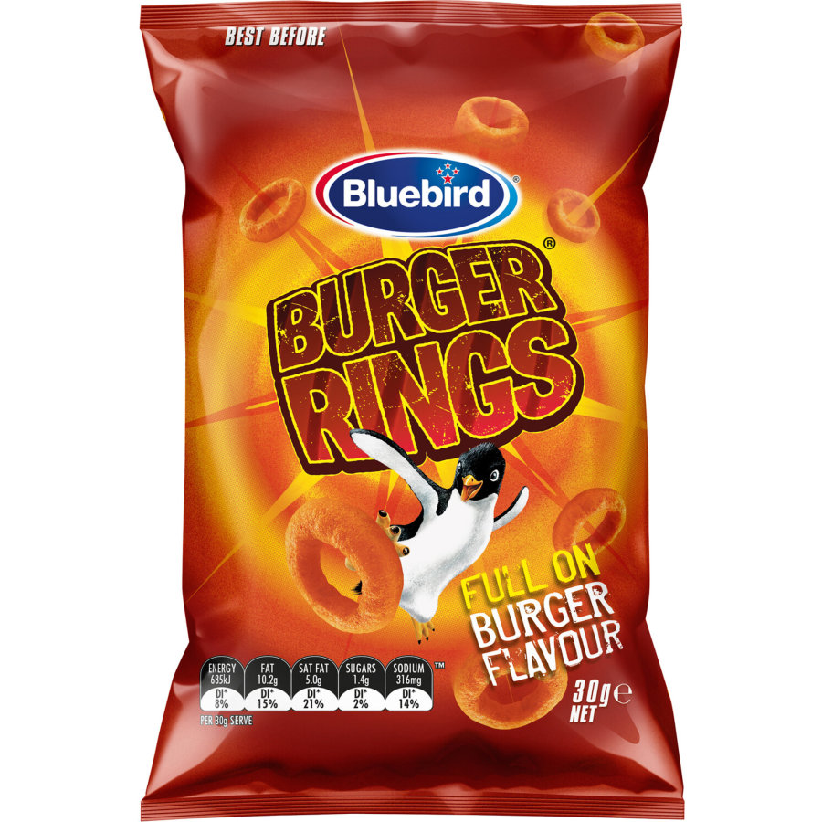 Bluebird Burger Rings Aussie Foods
