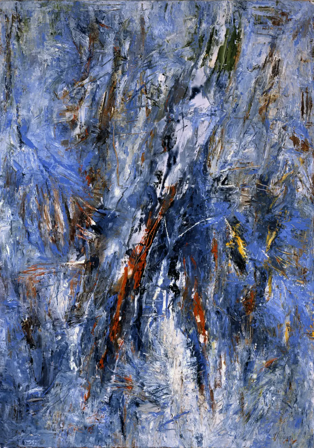 Wldes blaues Bild von Hoehmer