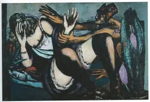 Ölbild von Max Beckmann "Afternoon"