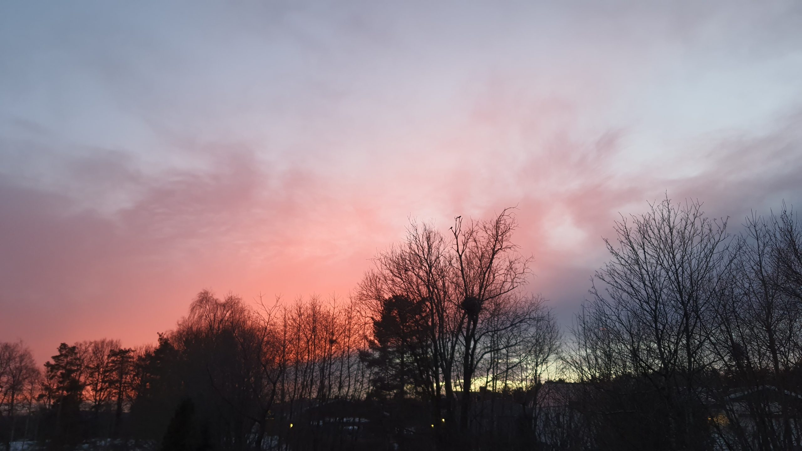 Ettermiddagshimmel på Heer