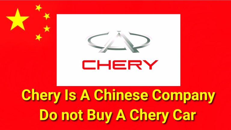 Do Not Buy Chery Automobiles They Are From China