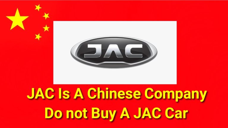 Do Not Buy JAC Automobiles They Are From China