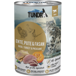 Tundra blötmat till katt - anka, kalkon, fasan
