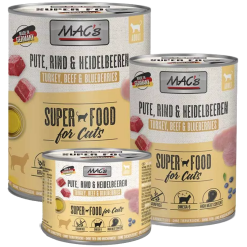Mac's blötmat till katt - Kalkon, Nöt & Blåbär
