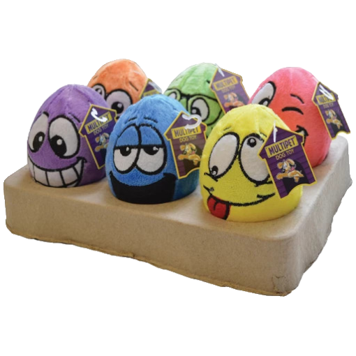 Plyschägg egg noggins med pip
