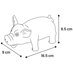 Alternative view of Latexgris med nöffnöff