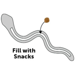 Alternative view of Gummiorm för snacks, TPR