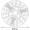 Frisbee i gummi flyter - Bild 3