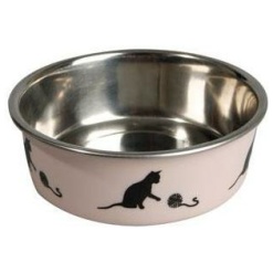 Alternative view of Matskål med kattmotiv, 10cm