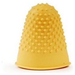 Trimfingrar i gummi med nubbar