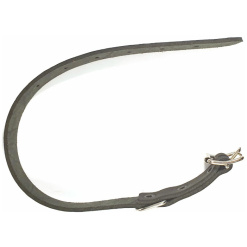 Halsband läder, ställbart