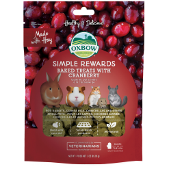 Simple rewards baked treats with cranberry