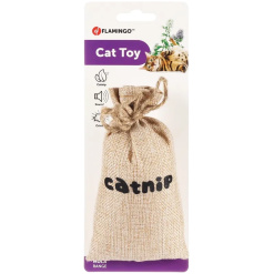 Dummy i säckväv med kattmynta