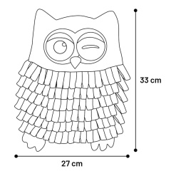 Alternative view of Aktiveringsmatta fleece - Uggla