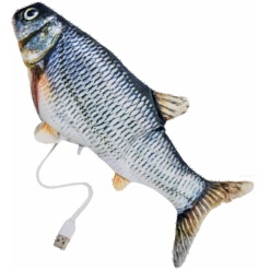 Alternative view of Dansande fisk med kattmynta 30 cm