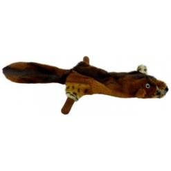Plyschmård med pip - 40 cm.