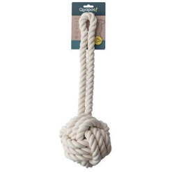 Alternative view of Flossrepboll med handtag naturvit x large