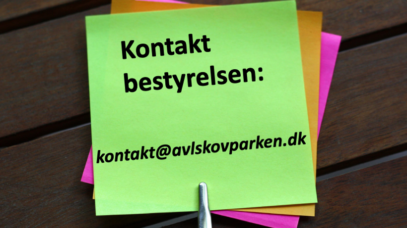 Kontakt bestyrelsen