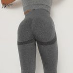 Avrini Yoga Pants High Waist Leggings Sport Pants Seamless Tummy Control Butt Lift Slim Stretchable Tights Waist Compression Fitness Gym for Women