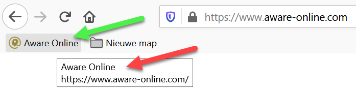 Bladwijzer Aware Online