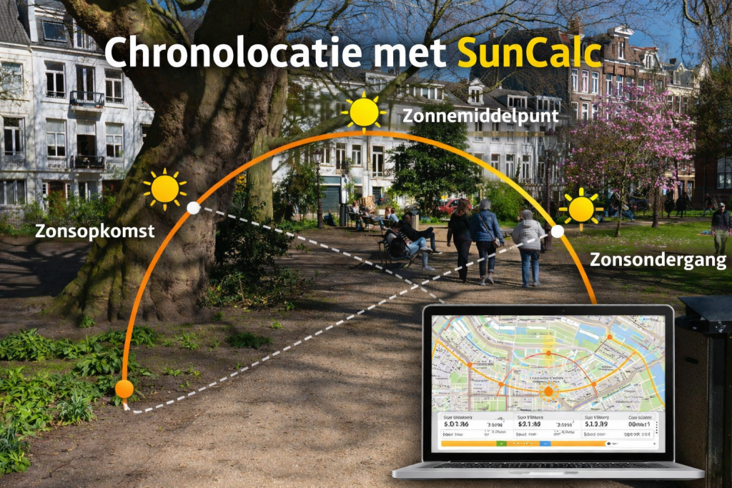 Chronolocatie met SunCalc