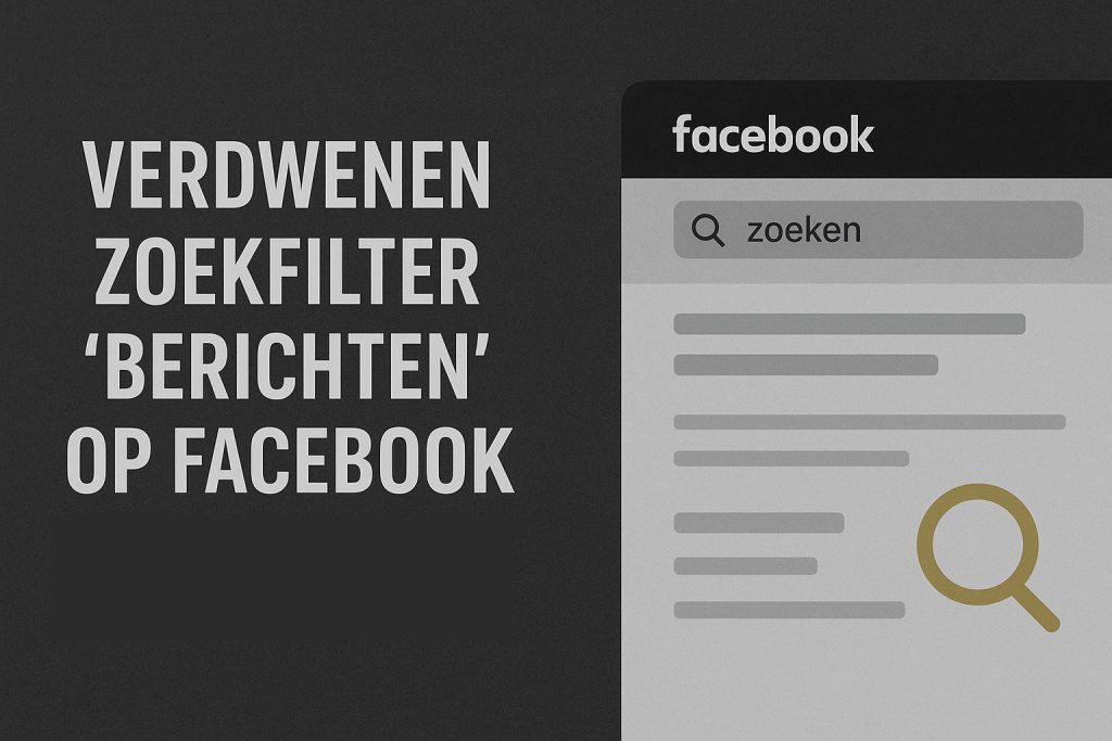 Facebook zoekfilter berichten