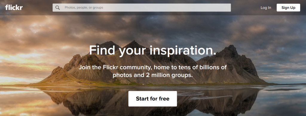 using flickr photos on your website