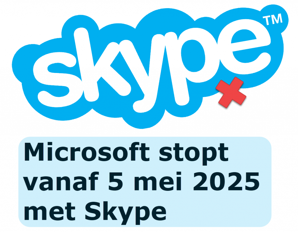 Microsoft stopt met Skype
